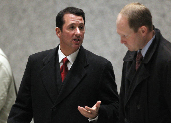 Television pitchman Kevin Trudeau leaves the Dirksen U.S. Courthouse in November.